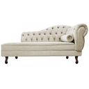 Ver imagem 6 de Kit Diva Recamier Juliana 160cm Lado Esquerdo e 02 Poltronas Classic Linho Bege - Amarena Móveis