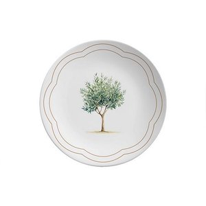 Conjunto com 6 Pratos de Sobremesa Coup Oliveira Ø21cm