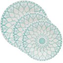 Ver imagem 1 de Kit Pratos Rasos Fundos e Sobremesa Donna Mandala Oxford Cerâmica 6 Peças