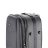 Kit 1 Mala Estação Metrô Cinza G + Mala M + Frasqueira Cinza - 8