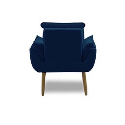 Kit 2 Poltronas Decorativas Opala Recepção Luxo Confortável - 5
