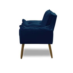 Kit 2 Poltronas Decorativas Opala Recepção Luxo Confortável - 6