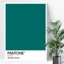 Ver imagem 1 de Quadros decorativo arte pantone verde escuro