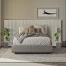 Cabeceira Ripada Queen Size Off White Laranjeiras Linea Brasil - 1