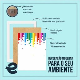 Vilão Coringa preto e branco retrô vintage quadro - 4