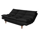 Ver imagem 4 de Sofá Cama Vancouver Suede 3 Lugares Preto 381 Império Estofados