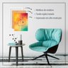 Quadros decorativo abstrato minimalista p&b - 4