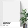 Quadros decorativo arte pantone branco brilhante - 1