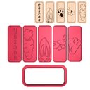 Ver imagem 3 de Kit 5 Cortadores Massa Páscoa Coelho Cenoura Focinho 11,5cm