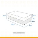 Ver imagem 3 de Cama Box Solteiro + Colchão D33 Ortobom Iso 100 88cm