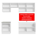 Ver imagem 6 de Armário de Cozinha Completa 240cm Branco Glamy Madesa 09
