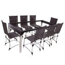 Ver imagem 1 de 6 Cadeiras Haiti e Mesa de Jantar Haiti em Alumínio Trama