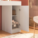 Ver imagem 4 de Escrivaninha Penteadeira Camarim Love Quarto Meninas Luxo Maquiagem Premium Cor Cinamomo Branco