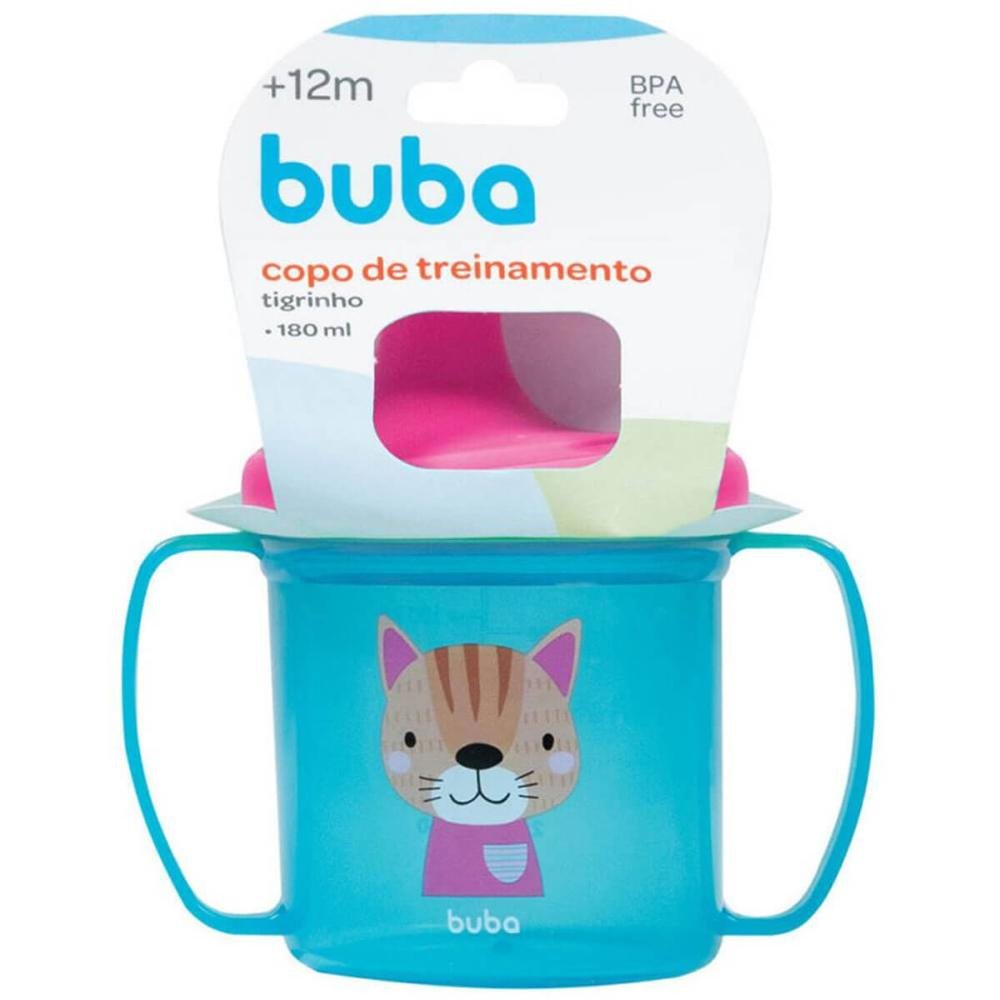 Kit Babador Impermeável Bolso Cata Migalhas e Copo de Treinamento Alças Buba Colorido - 4