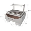 Ver imagem 2 de Churrasqueira Parrilla Mini - Grelha Argentina - Bancada Hotbox