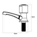 Ver imagem 5 de Pia Lavatório Banheiro 4l + Torneira Reforçada Branca + Sifão Sanfonado + Engate Flexível + Veda Ros