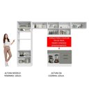 Ver imagem 7 de Cozinha Completa 350001 Com Armário E Balcão Branco/Cinza