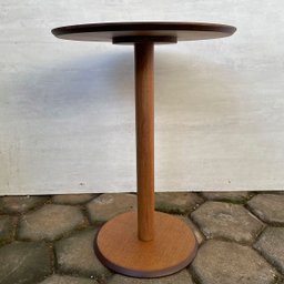 Mesa Lateral Monopé de Madeira 30 Cm - Mel - 3