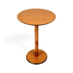 Mesa Lateral Monopé de Madeira 30 Cm - Mel - 4