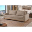 Ver imagem 4 de Sofá Cama 2 Lugares Living M-157 Veludo Martins Bege