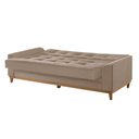 Ver imagem 5 de Sofá Cama 2 Lugares Living M-157 Veludo Martins Bege
