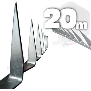 20 metros espeto para muros cerca profissional cortante 20m