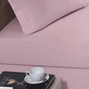 Ver imagem 1 de Lençol Avulso com Elástico Solteiro Viúva 230 Fios Essencial - Buettner Rosa