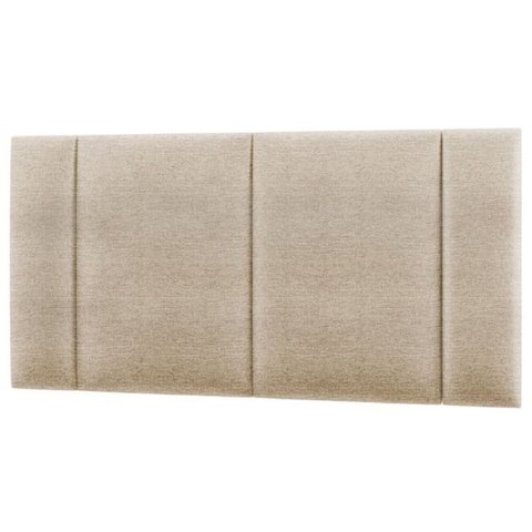 Cabeceira Modulada Casal 140 Cm com Led Linho Bege Milani Store