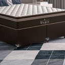 Ver imagem 3 de Cama Box Casal Bipartido + Colchão Paris Molas Ensacadas Pocket - 61x138x188cm - e-Shop Casa - Jacqu