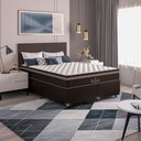 Ver imagem 2 de Cama Box Casal Bipartido + Colchão Paris Molas Ensacadas Pocket - 61x138x188cm - e-Shop Casa - Jacqu