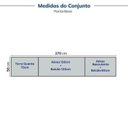 Ver imagem 4 de Cozinha Compacta Planejada 5 Peças 1 Paneleiro Torre Quente 2 Aéreos 2 Balcões Soho CabeCasa MadeiraOriginals