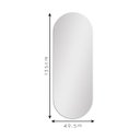 Ver imagem 4 de Espelho Multiuso Lapidado Pendurador 135x49,5cm Oblongo