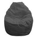 Ver imagem 1 de Puff Pera Cheio Corino Cinza - Dominic Decor