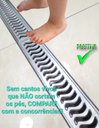 Ver imagem 5 de Ralo Pluvial 10x100 com Suporte - Escovado(2 Ralos de 50cm)- Znubi Grelhas & Cia
