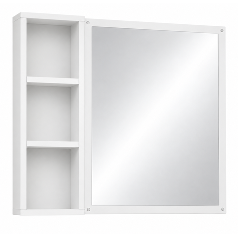 Armário Superior para Banheiro Bela Vista com Espelho 100% MDF 15mm