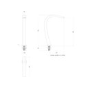 Ver imagem 3 de Bica de Mesa Lavatorio Wave Black Matte Deca You - Deca Deca Metais