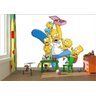 Adesivo Papel Parede Quarto Infantil Família Simpsons Mod4 - 1