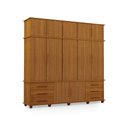 Ver imagem 1 de Guarda Roupa com 12 Portas Berlim Carvalho New