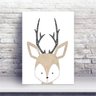 Placa MDF desenho animal veado - 1