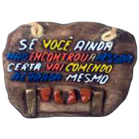 Placa Decorativa Cantinho do Churrasco - Em Busca da Pessoa Certa