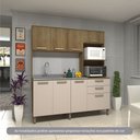 Ver imagem 1 de Cozinha Compacta 182,10cm 8 Portas e 2 Gavetas sem Tampo sem Fundo 354 Luciane Móveis