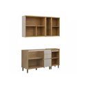 Ver imagem 4 de Cozinha Completa 4 Peças 6 Portas Allure CZ694 Gris Linea