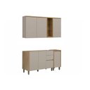 Ver imagem 2 de Cozinha Completa 4 Peças 6 Portas Allure CZ694 Gris Linea