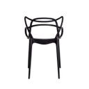 Ver imagem 5 de Kit 4 Cadeiras de Jantar Cozinha Area Gourmet Externa Allegra Preta