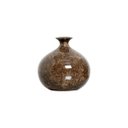 Ver imagem 3 de Vaso de Cerâmica Decorativo Pequeno Maia Marrom Petra 17x16 cm