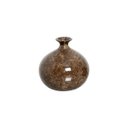 Ver imagem 1 de Vaso de Cerâmica Decorativo Pequeno Maia Marrom Petra 17x16 cm