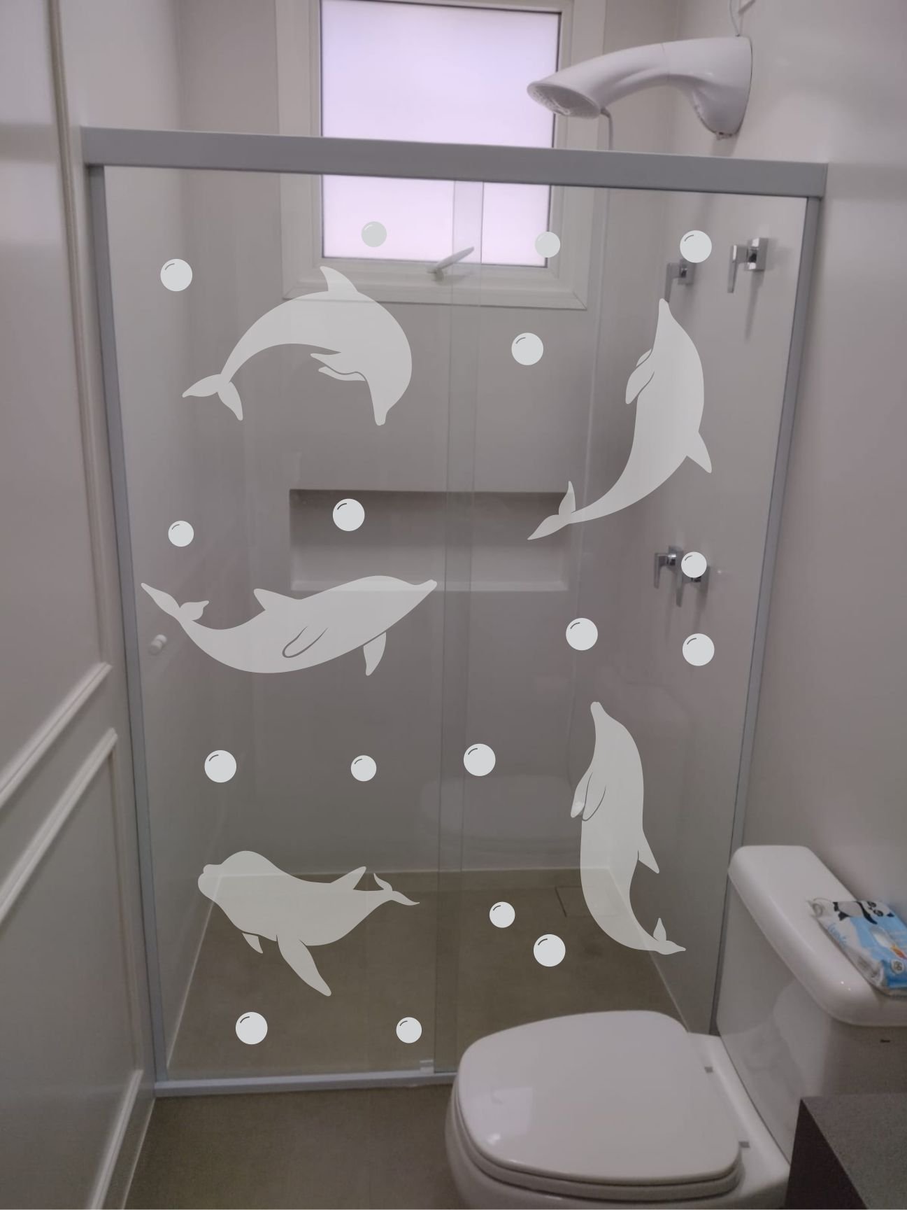 Adesivo Para Box De Banheiro Golfinhos Jateados MadeiraMadeira adesivo-para-box-de-banheiro-golfinhos-jateados-madeiramadeira