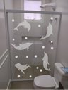 Ver imagem 1 de Adesivo para Box de Banheiro Golfinhos Jateados