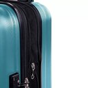 Ver imagem 2 de Mala de Viagem Media Expansível em Policarbonato Samsonite Fiero Cadeado Tsa e Rodas Duplas Azul