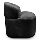 Ver imagem 4 de Puff Poltrona Decorativa Orgânica Roma Sala Bouclé com Almofada:preto